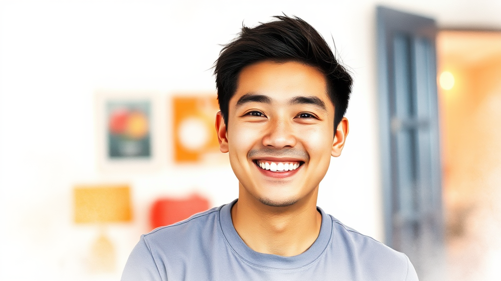 청년 지원 정책: 월세 및 전월세 (watercolor 스타일)