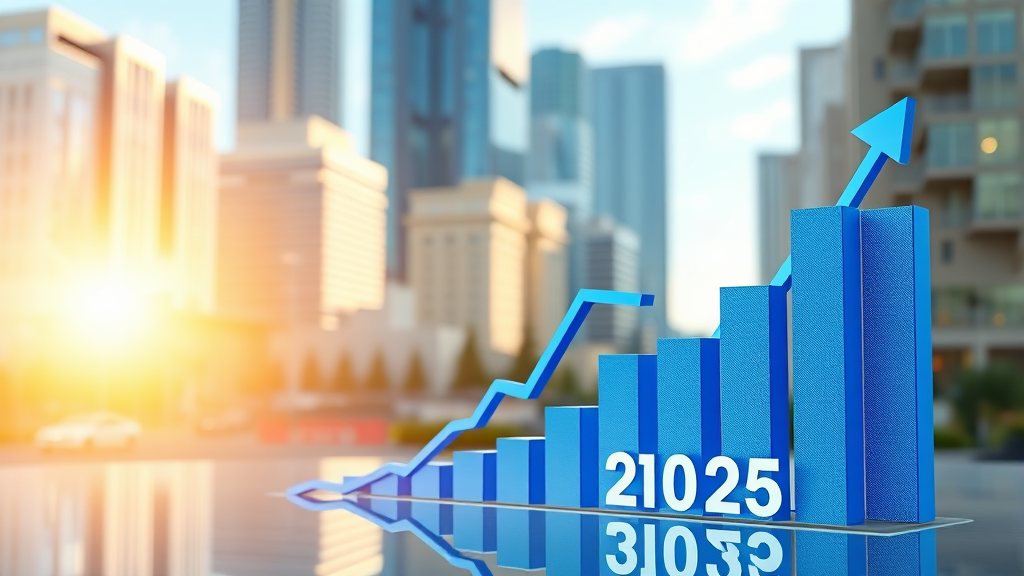 금리 인하 기대감의 영향 (realistic 스타일)