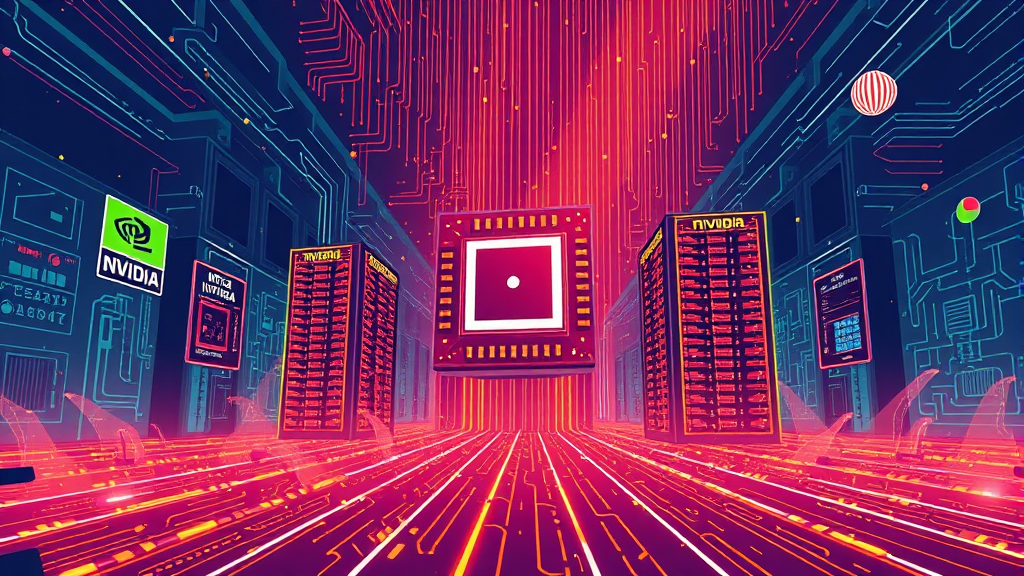 미국 AI 반도체, 누가 있나? (illustration 스타일)