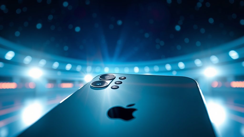 아이폰 18 카메라, 삼성 센서 탑재? 미국 생산 기지 구축 배경 3 아이폰 18 카메라 성능 향상 기대 (realistic 스타일)