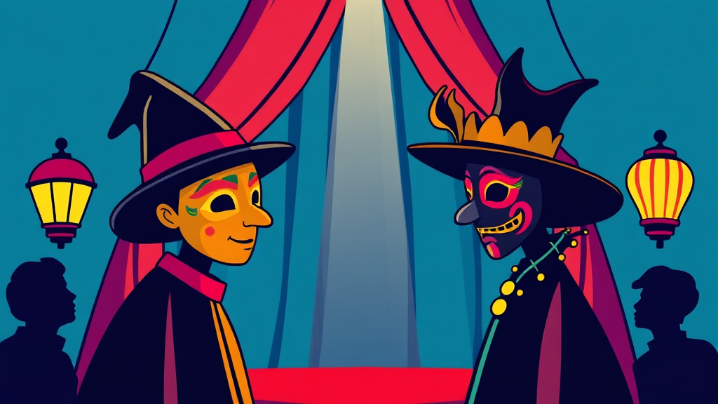 복면가왕 A to Z: 인기 비결, 무대 뒷이야기, 시즌제 변화 총정리 2 복면가왕 인기 비결 (cartoon 스타일)