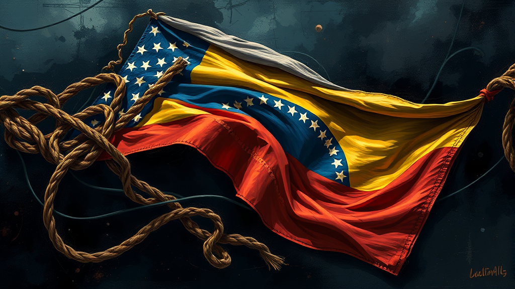 마두로 대통령 체포설 진실은? 델타포스 개입, 미-베네수엘라 관계 심층 분석 4 미-베네수엘라, 왜 험악할까? (illustration 스타일)