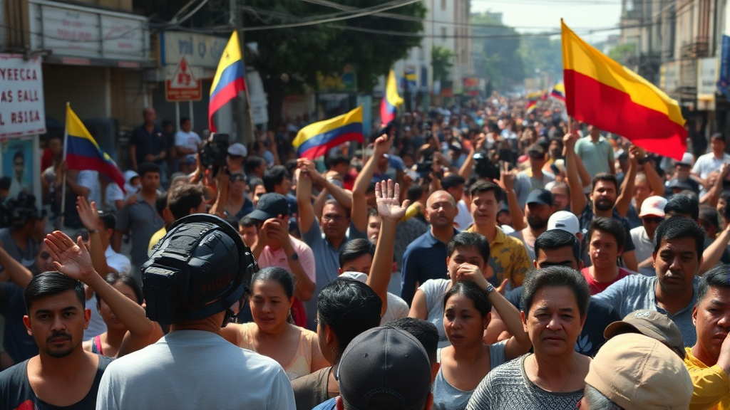 마두로 대통령 체포설 진실은? 델타포스 개입, 미-베네수엘라 관계 심층 분석 7 베네수엘라, 지금 혼란? 축제? (realistic 스타일)