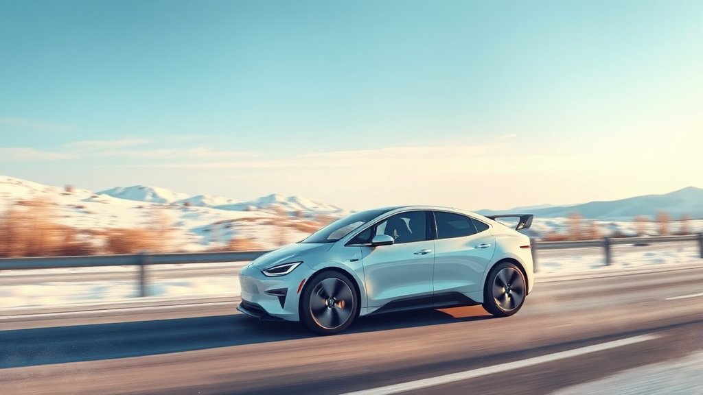 EV5 주행 성능: 부드러운 드라이빙 (watercolor 스타일)