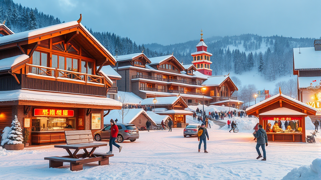 주변 부대시설 안내 (realistic 스타일)