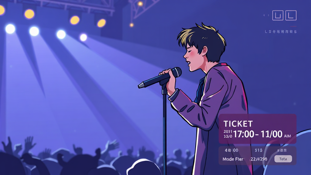 싱어게인4 콘서트 완벽 가이드: 티켓 예매부터 좌석, 취소표 공략까지! 3 티켓 예매 정보: 예매처 & 가격 (illustration 스타일)