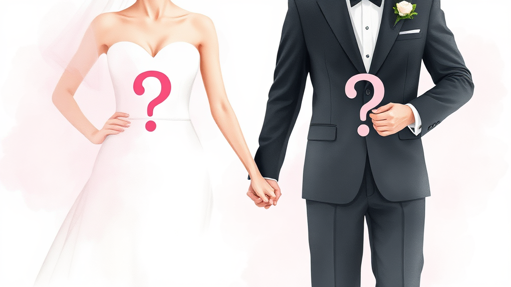 결혼 커플 추측 및 가능성 (watercolor 스타일)