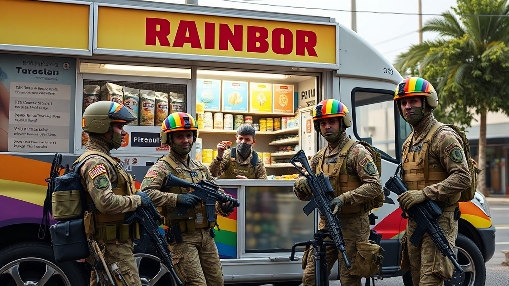 무지개 운수 팀의 빛나는 활약 (realistic 스타일)