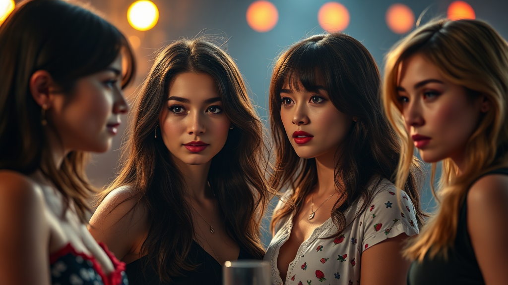 여자 출연자 심층 분석 (realistic 스타일)