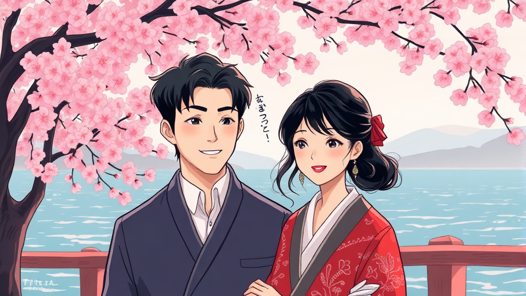 드라마 '스프링 피버' 소개 (illustration 스타일)