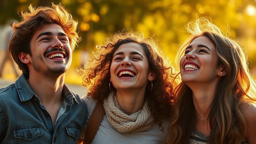 청춘들의 성장 스토리 (realistic 스타일)