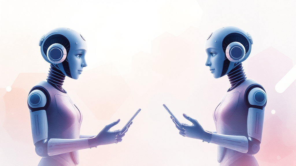 AI 에이전트란 무엇일까요? (watercolor 스타일)