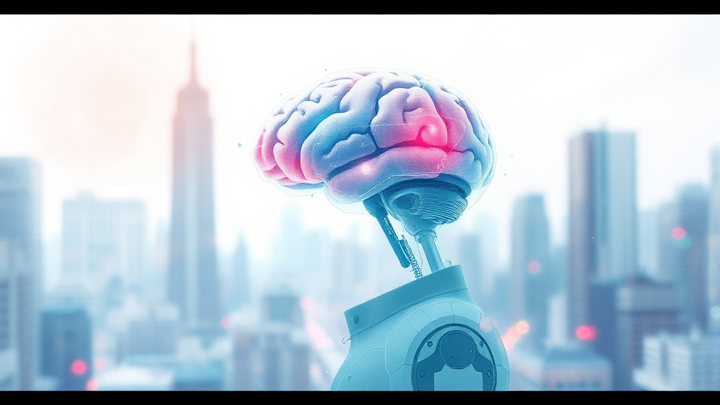 AI 에이전트 작동 원리 및 핵심 기술 (watercolor 스타일)