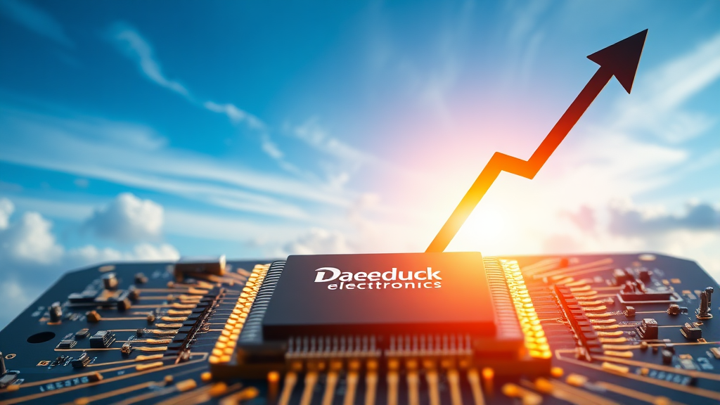 반도체 업황, 주가에 미치는 영향 (realistic 스타일)