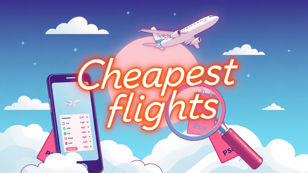 최저가 항공권 예매 전략: 검색부터 예약, 유의사항, 꿀팁 A to Z 3 항공권 검색 플랫폼 비교 (illustration 스타일)