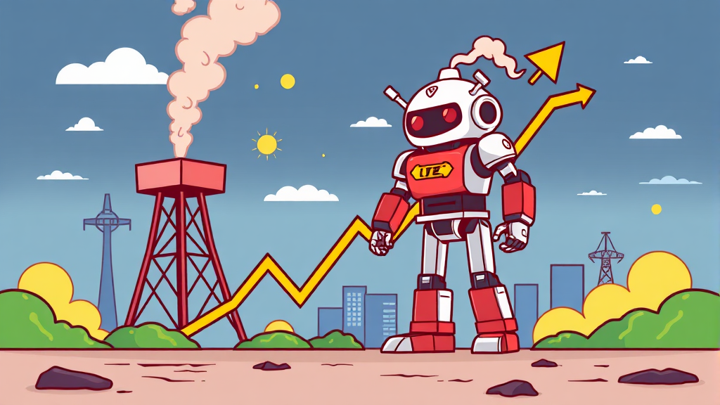 주가 급등, 왜? (cartoon 스타일)