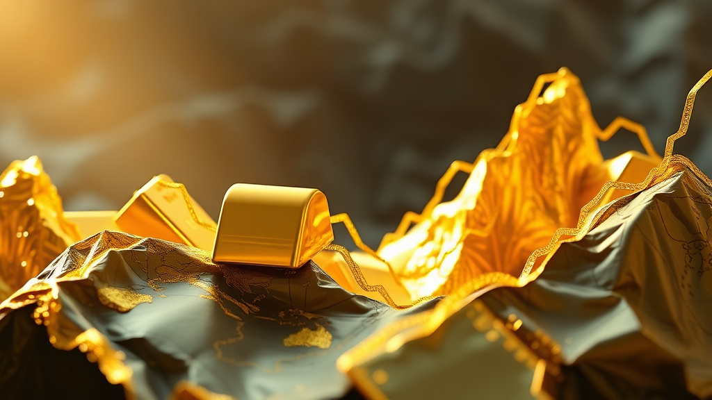 전문가 전망: 앞으로 금값은? (realistic 스타일)