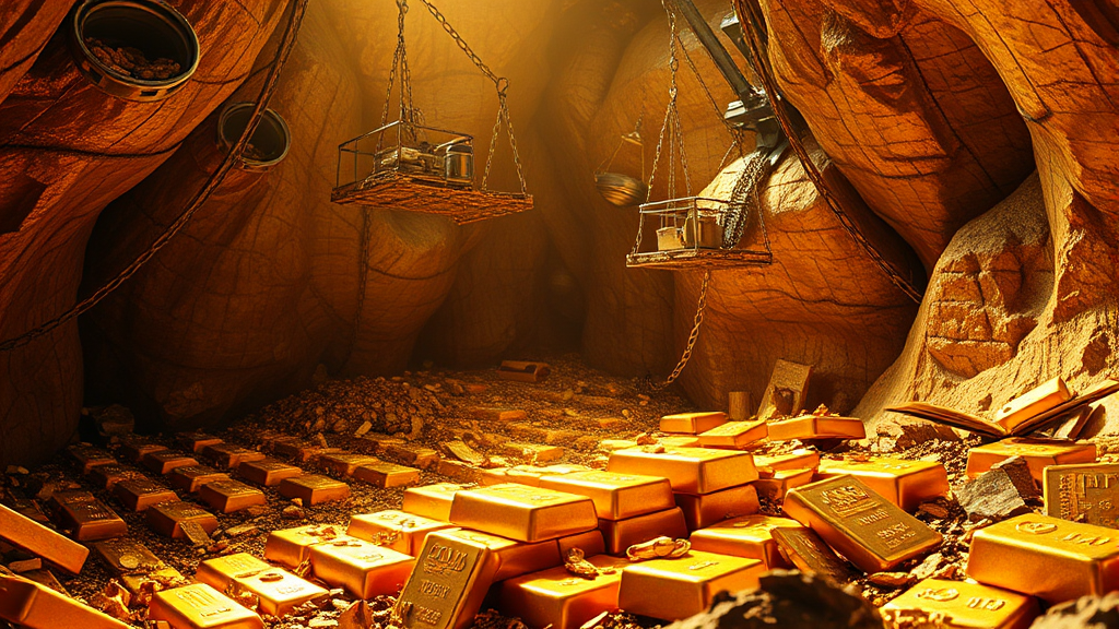 금 투자 시 유의사항: 위험과 기회 (realistic 스타일)