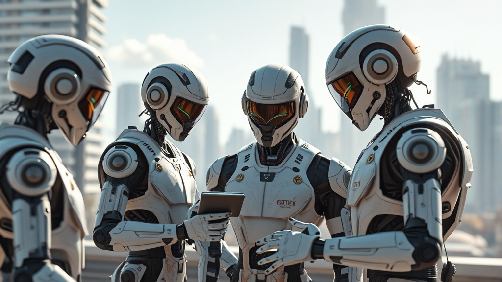 오픈소스 AI 에이전트 A to Z: 구축, 활용, 성능 비교 및 미래 전망 5 주요 오픈소스 AI 에이전트 프레임워크 소개 (realistic 스타일)