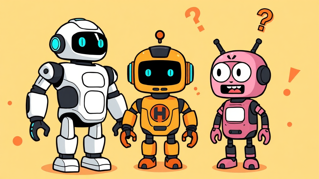 주가 전망: 긍정적 vs 부정적 (cartoon 스타일)