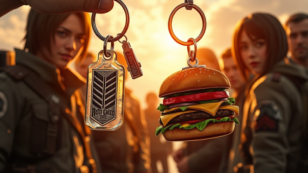 진격의 키링팩, 뭐가 들어있을까? (realistic 스타일)