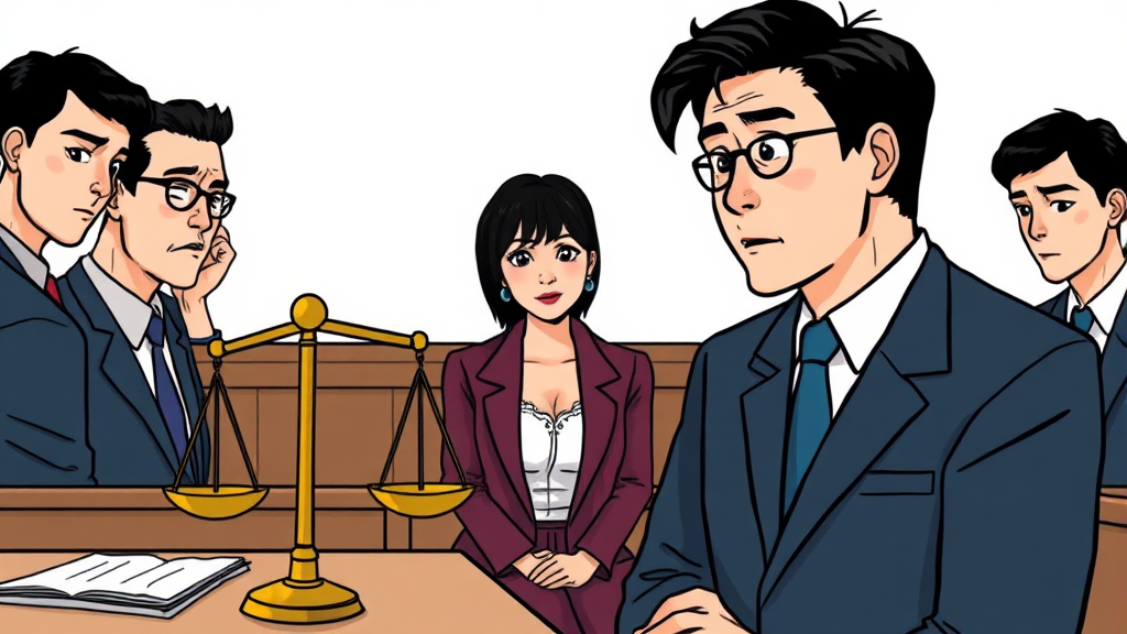 향후 전망 및 법적 대응 (cartoon 스타일)