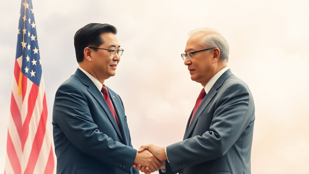 정부의 초기 대응 및 입장 발표 (watercolor 스타일)