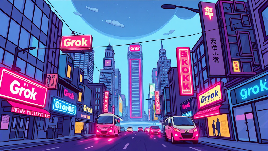 Grok Imagine 요금제 (cartoon 스타일)