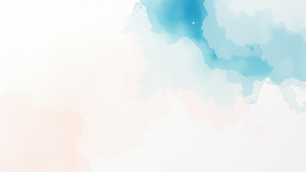 마무리 (watercolor 스타일)