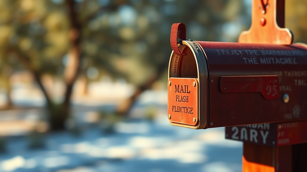 네이버 메일 활용 꿀팁 (realistic 스타일)