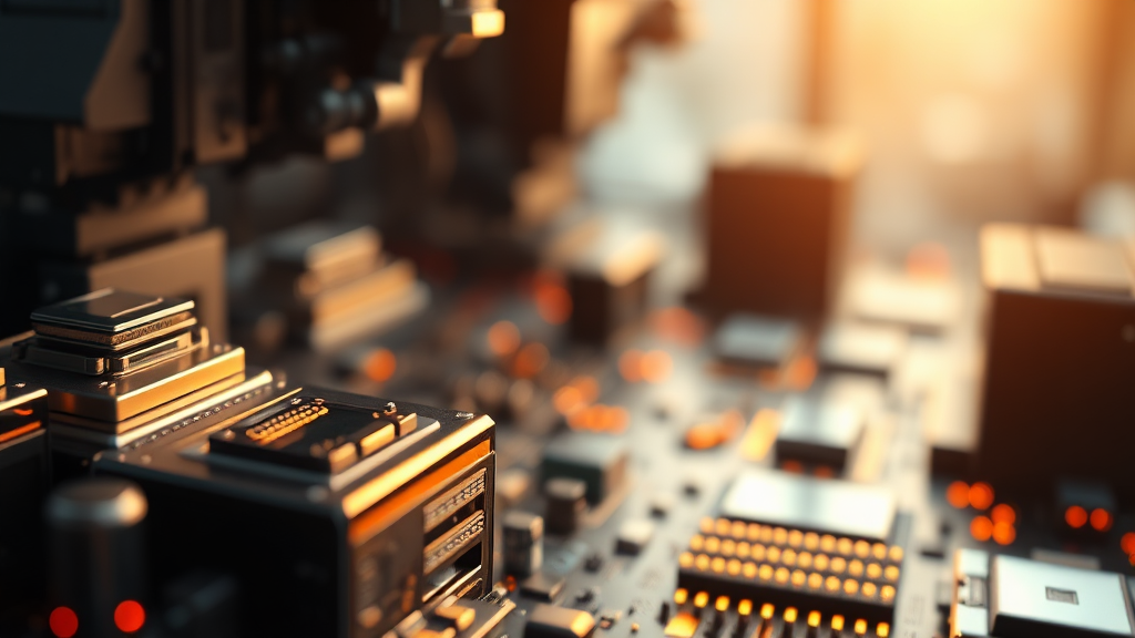 HBM 시장 경쟁력 (realistic 스타일)