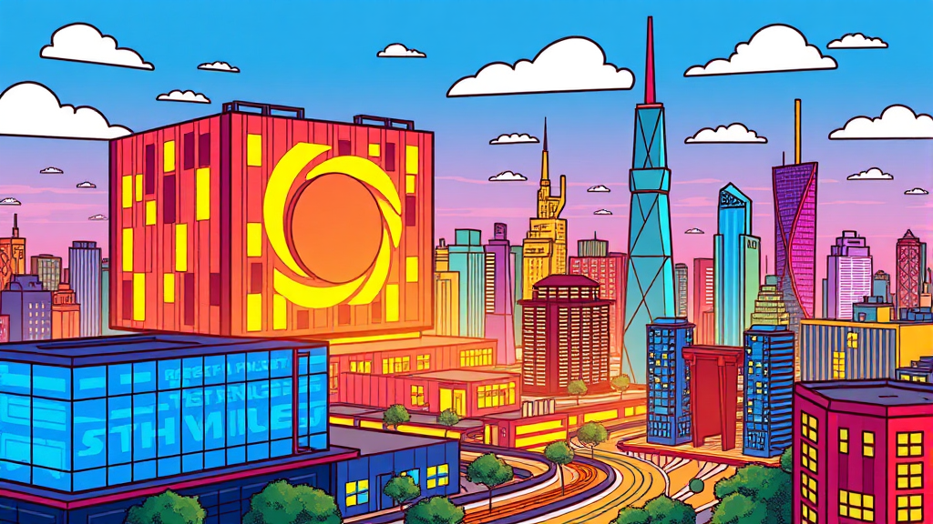 미래 투자 및 전망 (cartoon 스타일)