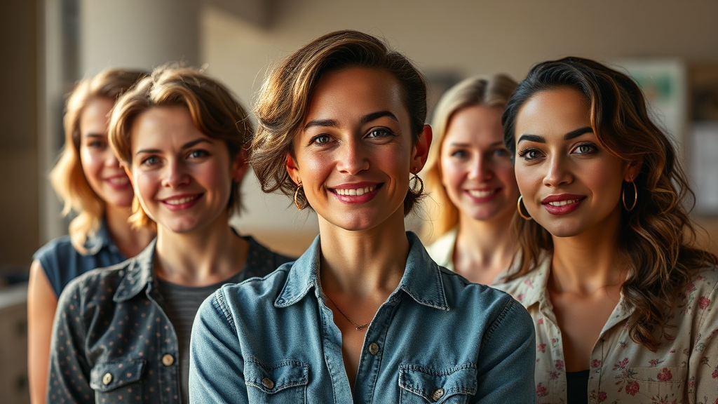 30기 여성 출연자 프로필 (realistic 스타일)