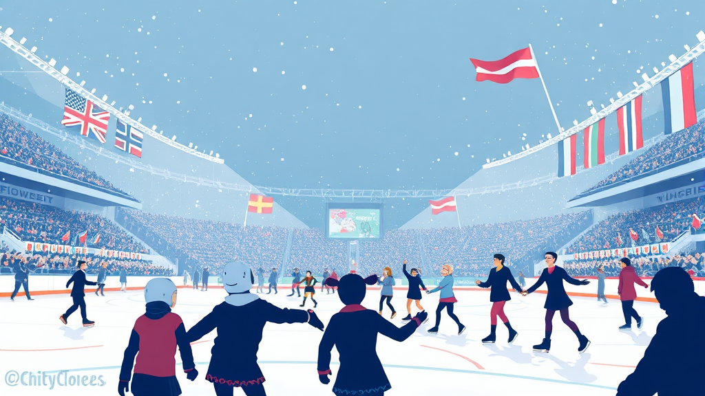 피겨 단체전 정보 & 관전 포인트 (illustration 스타일)