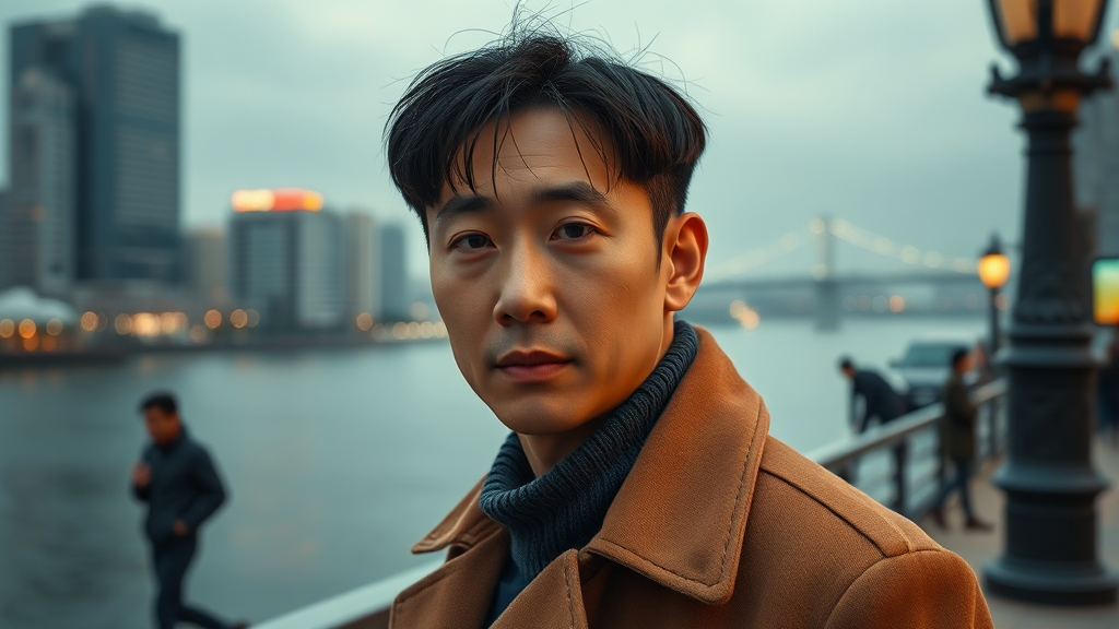 주요 출연 작품: 스크린과 브라운관 (realistic 스타일)