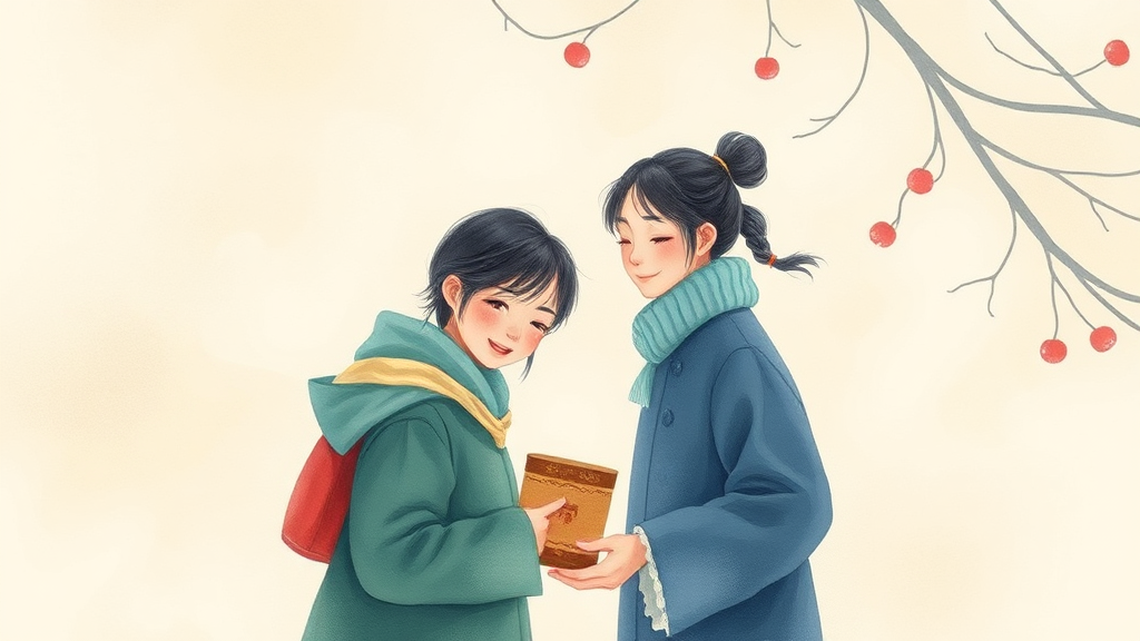 의리와 사랑, 감동 포인트 (watercolor 스타일)