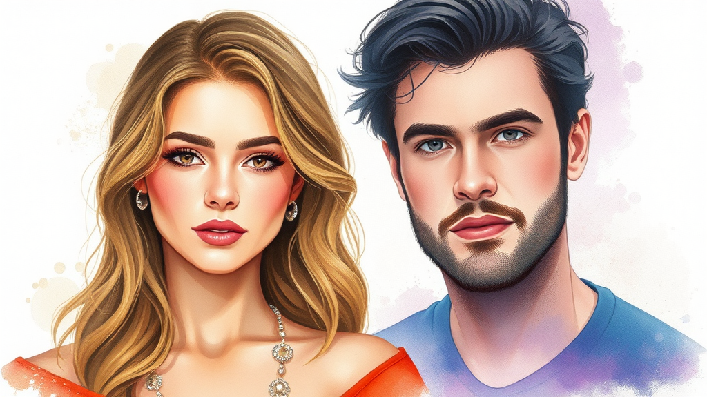 솔로지옥5 출연진, 최종 선택 이후 현커 가능성은? (watercolor 스타일)