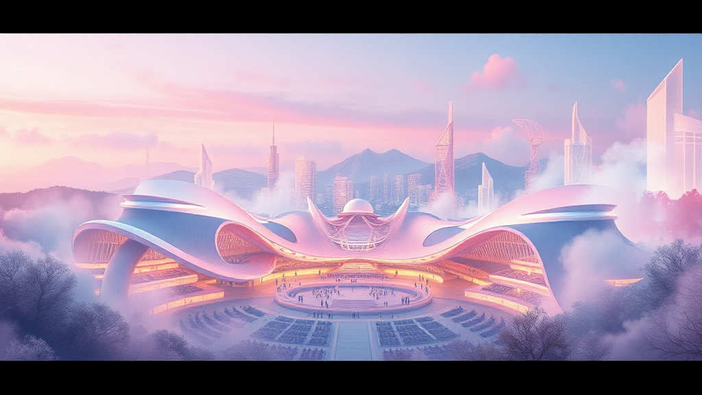 에릭 트럼프 하남 방문: K스타월드와 성남골프장 부지, 미래를 묻다 2 K-스타월드 프로젝트: 하남시 개발의 핵심 (watercolor 스타일)