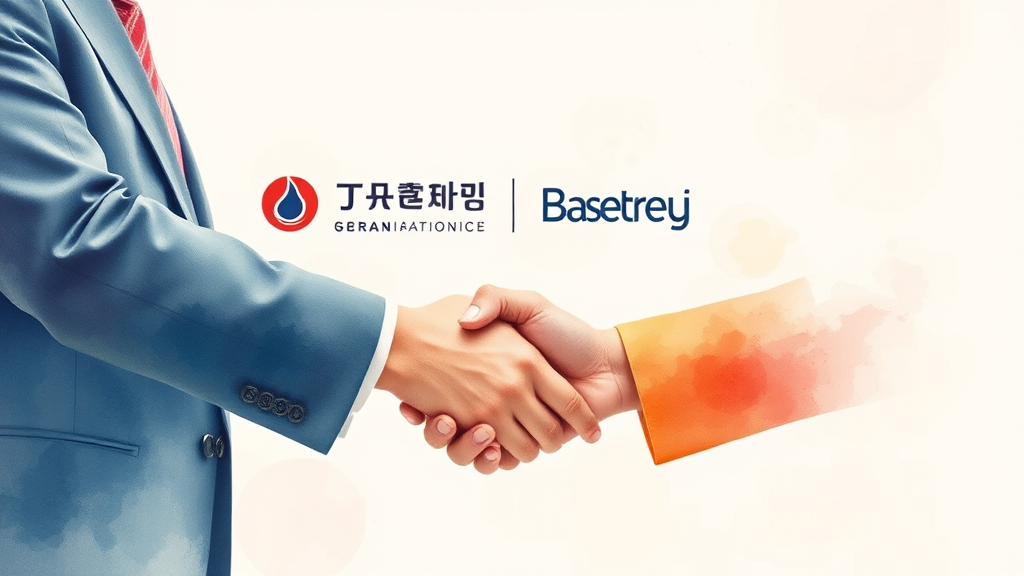 에릭 트럼프 하남 방문: K스타월드와 성남골프장 부지, 미래를 묻다 4 트럼프 오거니제이션과 베이스그룹의 협력 논의 (watercolor 스타일)