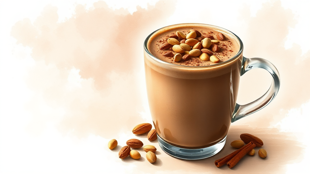 스타벅스 두바이 초콜릿 라떼 2종: 모카 vs 말차, 당신의 선택은? 6 솔직 후기 및 평가: 직접 마셔본 두바이 초콜릿 라떼 (watercolor 스타일)