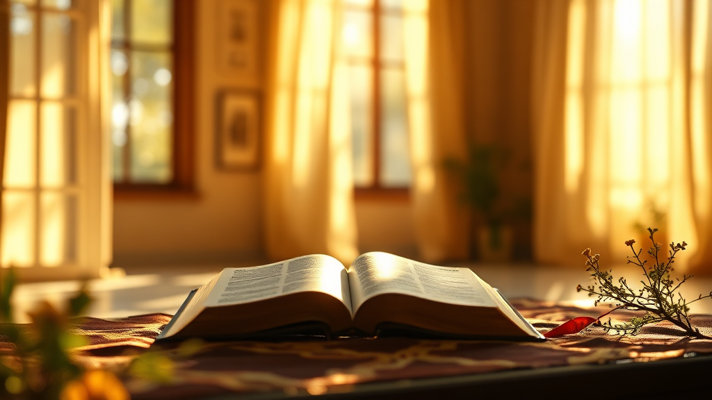 성경 읽기표 완벽 가이드: 선택부터 꾸준한 습관 만들기 2 성경 읽기표, 왜 필요할까요? (realistic 스타일)