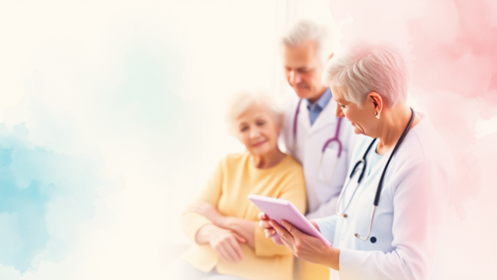 장기요양 재택의료센터 완벽 가이드: 신청부터 서비스, 비용까지 7 재택의료센터 선택 시 고려 사항 (watercolor 스타일)