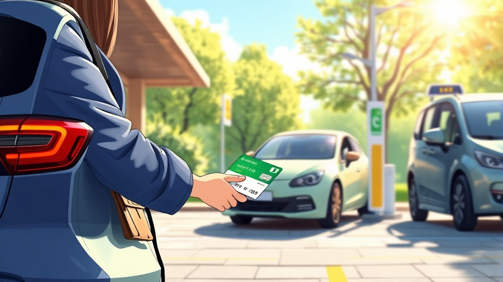 카드 발급, 어렵지 않아요! (realistic 스타일)