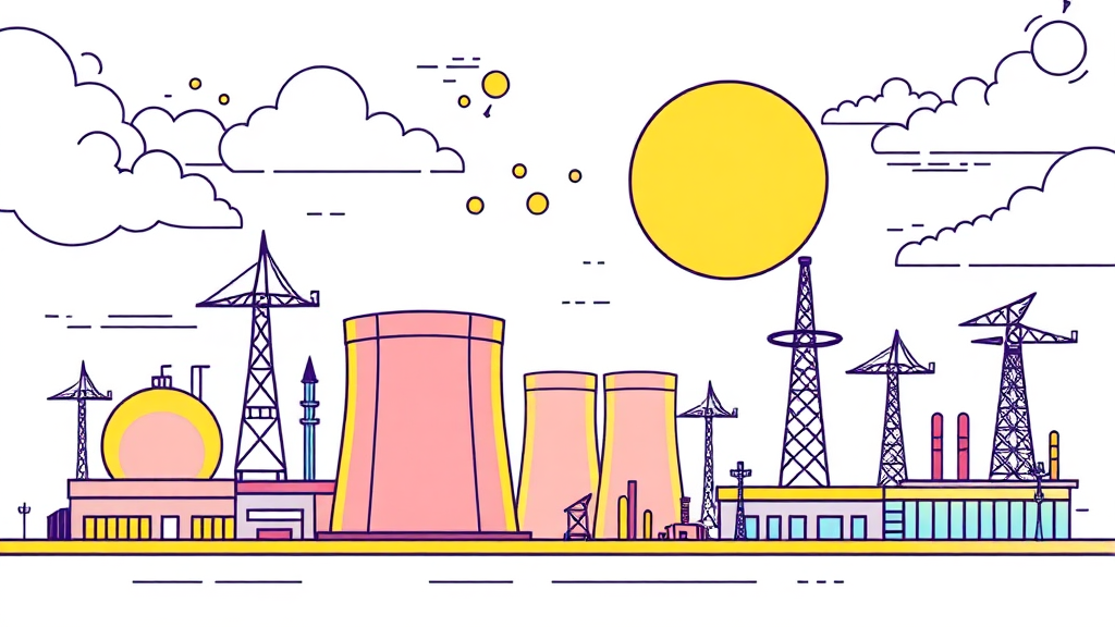 글로벌 원전 수주 모멘텀과 기업 경쟁력 (illustration 스타일)