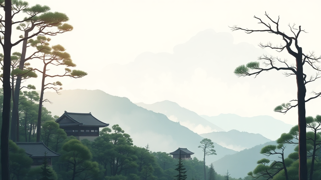 잊지 못할 추억 만들기: 영월 청령포 방문 후기 (illustration 스타일)