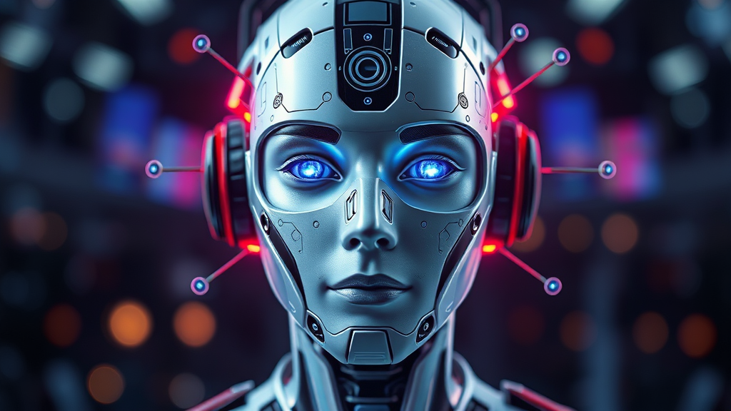 새로운 AI 에이전트 '퍼플렉시티'의 특징 (realistic 스타일)