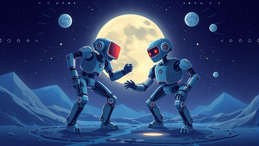 엔비디아의 물리적 AI 전환과 로보틱스 전략 (illustration 스타일)