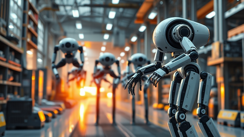 미래 로봇 제어 AI의 발전 방향과 시장 전망 (realistic 스타일)