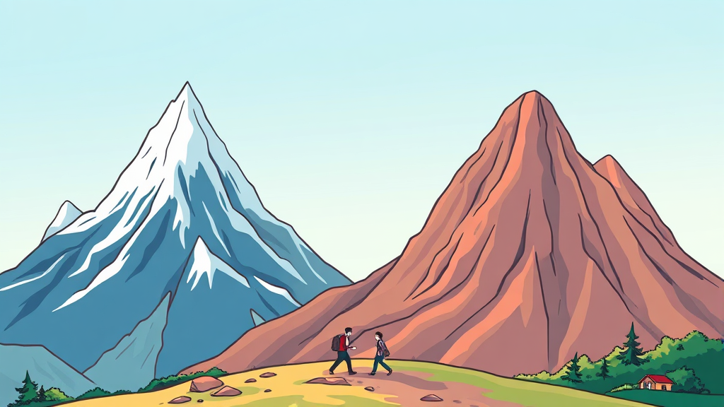 코스닥 시장의 현황과 코스피와의 비교 (cartoon 스타일)