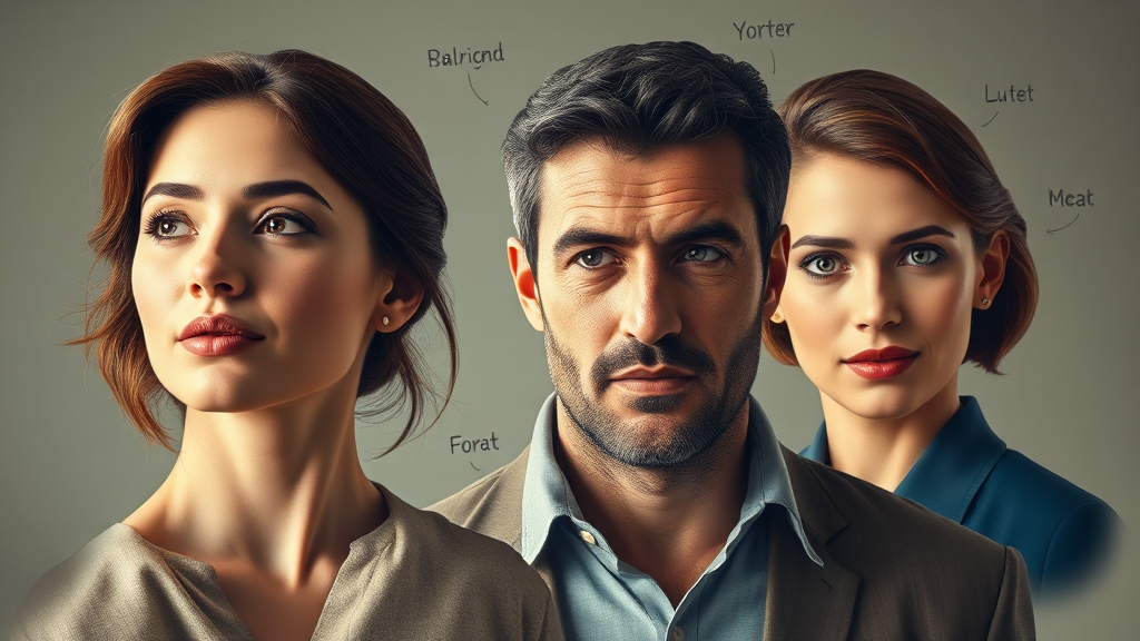 미혼남녀의 효율적 만남: 등장인물, 관계도, 시청 포인트 총정리 3 미혼남녀의 효율적 만남: 인물관계도 상세 분석 (realistic 스타일)